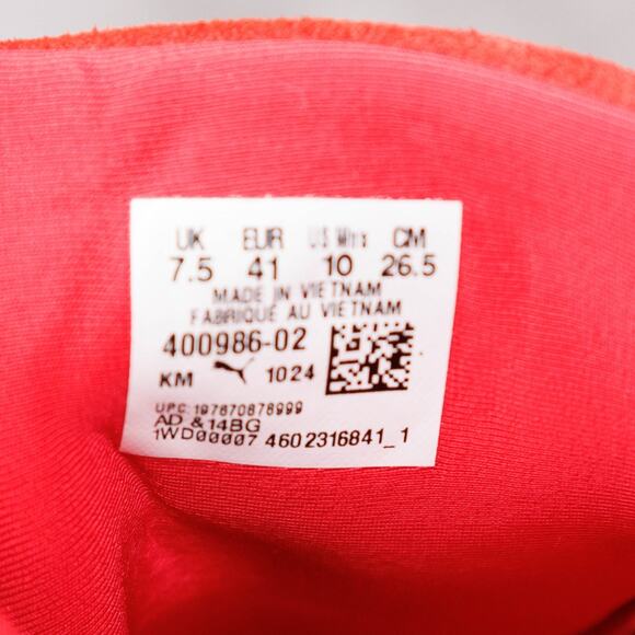 Puma Speedcat OG Red White Sneakers Racing Shoes Womens Size 10 EU 41 - Picture 7 of 15